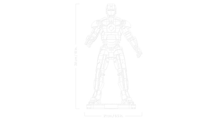 76344 Lego Marvel – Iron Man Mark 3: zberateľská edícia