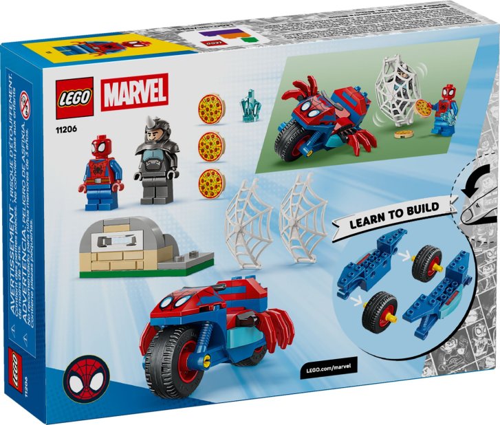 11206 Lego Marvel – Spidey na motorke vs. Rhino