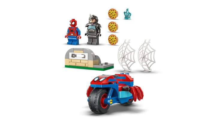 11206 Lego Marvel – Spidey na motorke vs. Rhino