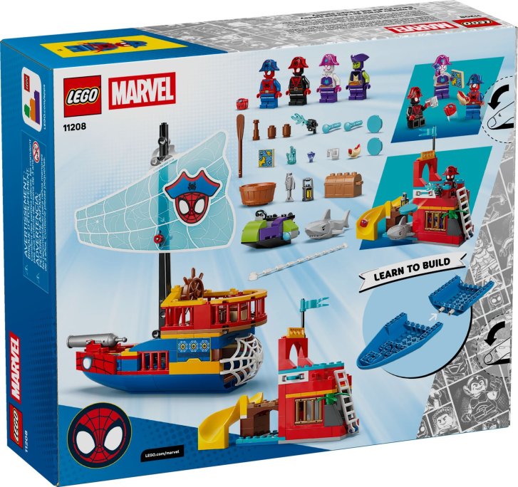 11208 Lego Marvel – Pirátska loď Spideyho tímu