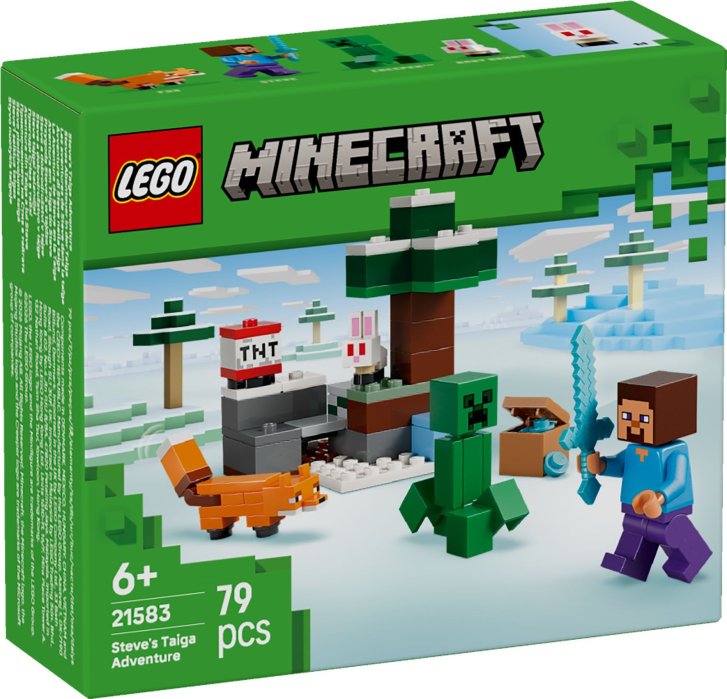 21583 Lego Minecraft – Steve a dobrodružstvo v tajge