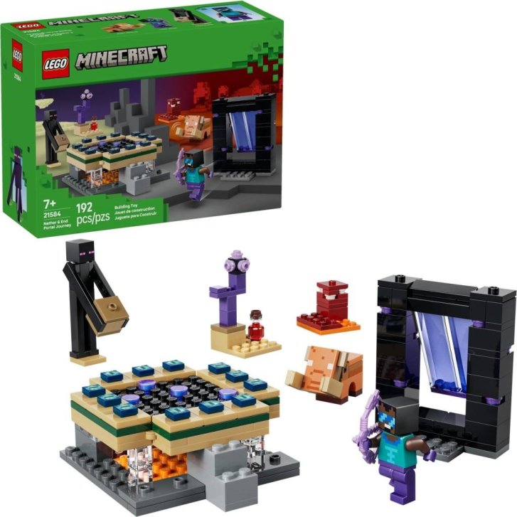 21584 Lego Minecraft – Cesta portálom do Netheru a Endu