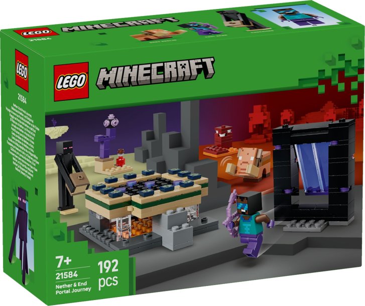 21584 Lego Minecraft – Cesta portálom do Netheru a Endu