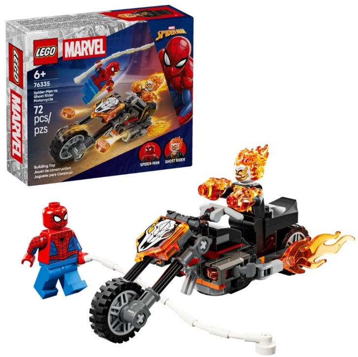 76335 Lego Marvel - Spider-Man vs. Ghost Rider na motorke
