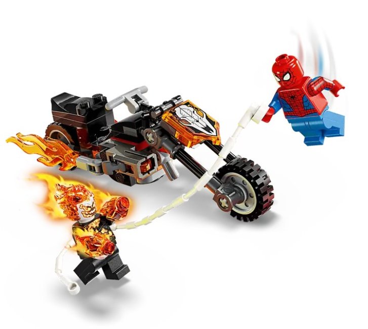 76335 Lego Marvel - Spider-Man vs. Ghost Rider na motorke