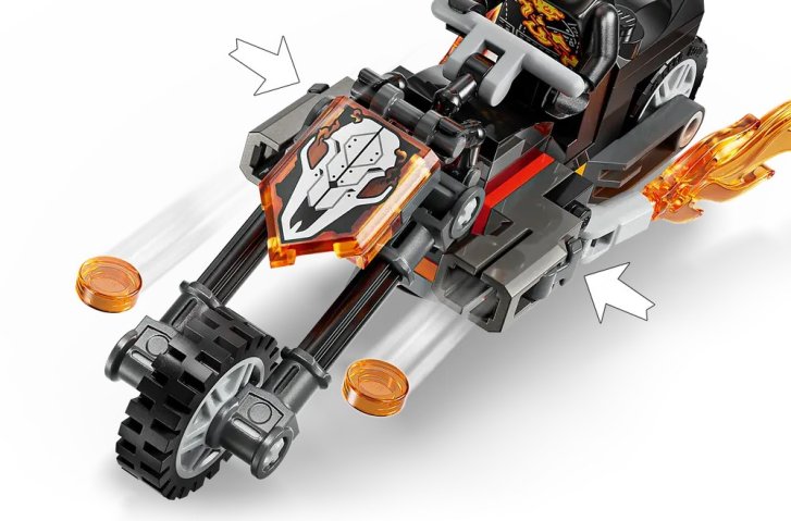 76335 Lego Marvel - Spider-Man vs. Ghost Rider na motorke