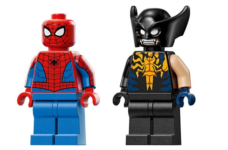 76336 Lego Marvel - Spider-Man a auto vs. venomizovaný Wolverine