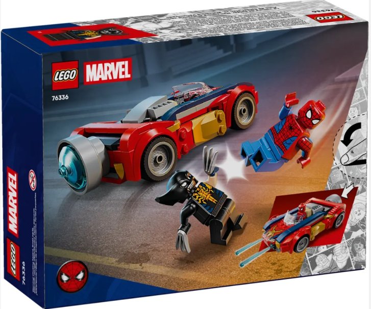 76336 Lego Marvel - Spider-Man a auto vs. venomizovaný Wolverine