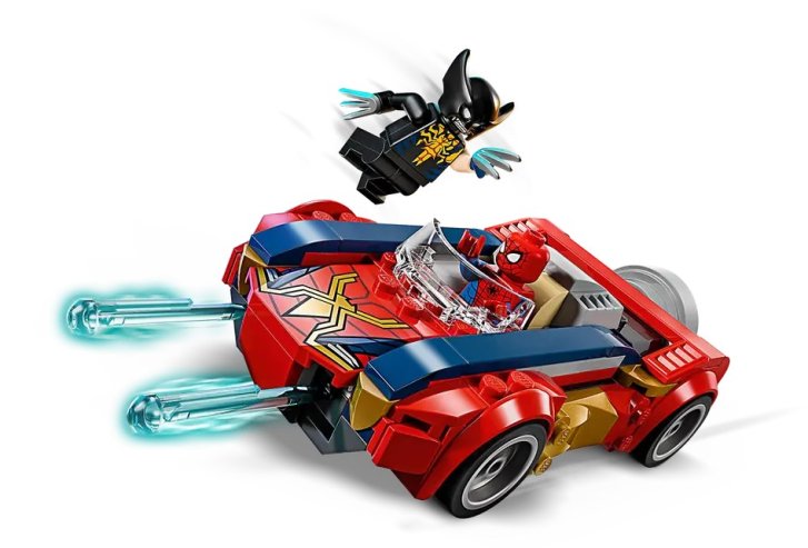 76336 Lego Marvel - Spider-Man a auto vs. venomizovaný Wolverine