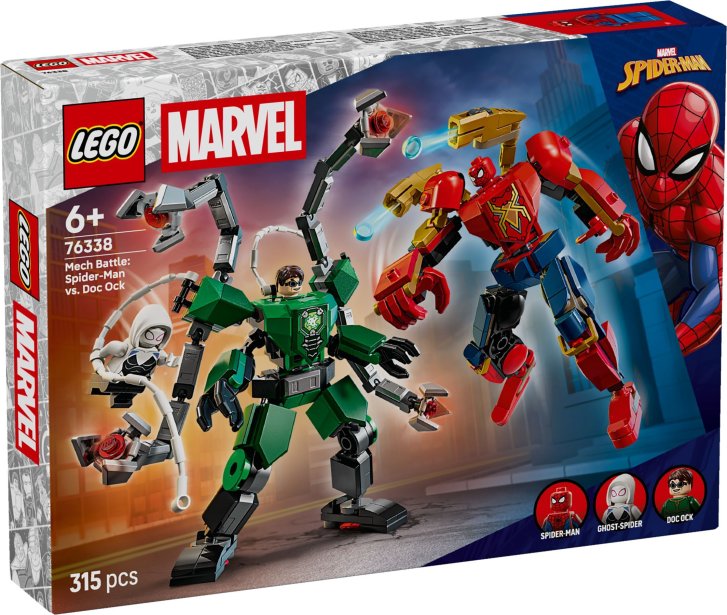 76338 Lego Marvel – Bitka robotov: Spider-Man vs. Doc Ock