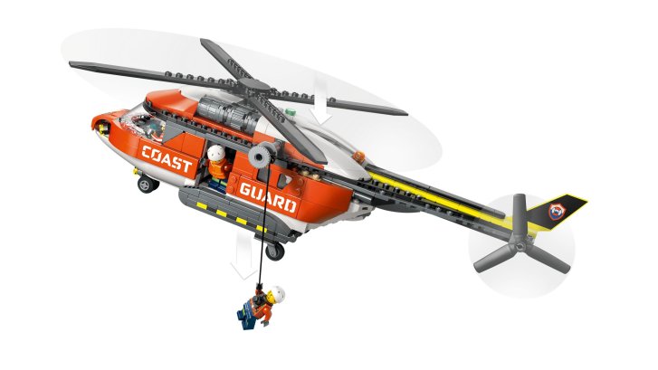 60503 Lego City – Helikoptéra pobrežnej hliadky