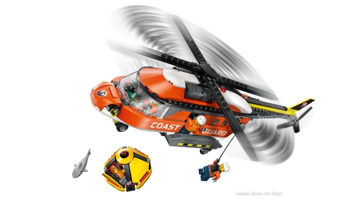 60503 Lego City – Helikoptéra pobrežnej hliadky