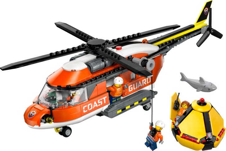 60503 Lego City – Helikoptéra pobrežnej hliadky