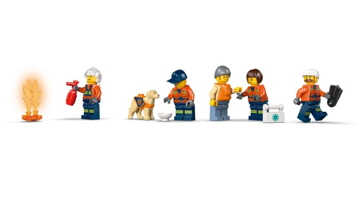 60504 Lego City - Záchranný čln pobrežnej hliadky a vrtuľník