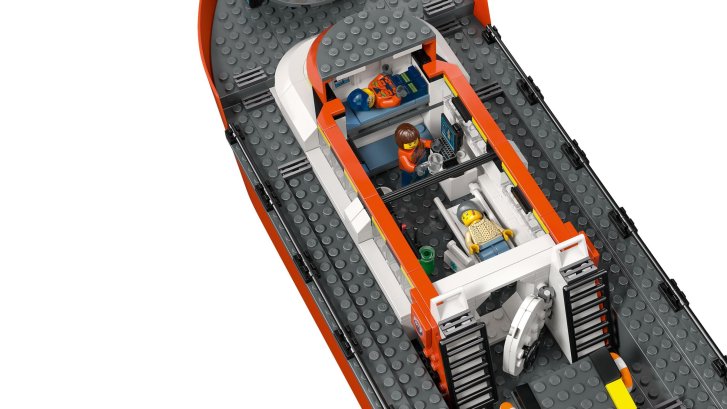 60504 Lego City - Záchranný čln pobrežnej hliadky a vrtuľník