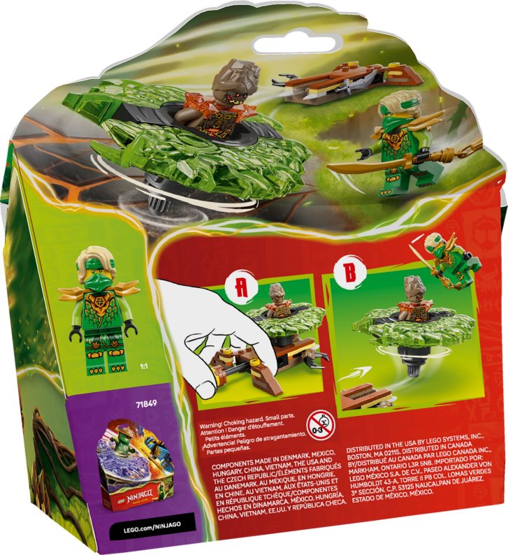 71850 Lego Ninjago - Lloyd vs. spinner pozemskej príšery