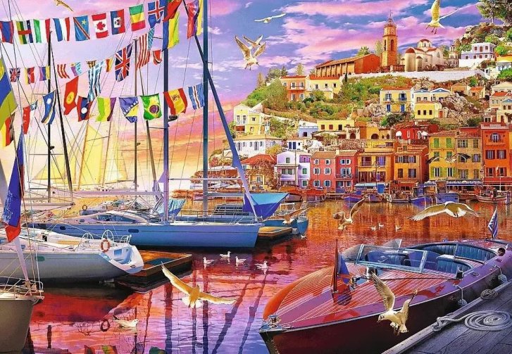 Puzzle 1000 - Letný večer