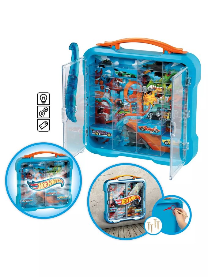 Hot Wheels – Zberateľská vitrína s osvetlením