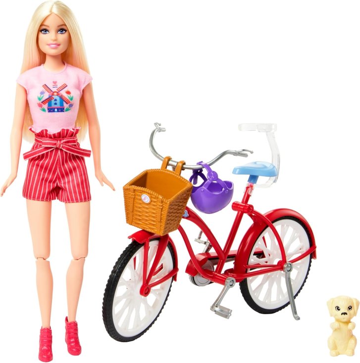 Barbie – Bábika s bicyklom