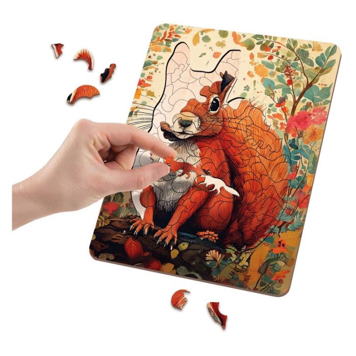 Drevené puzzle – Zvieratá