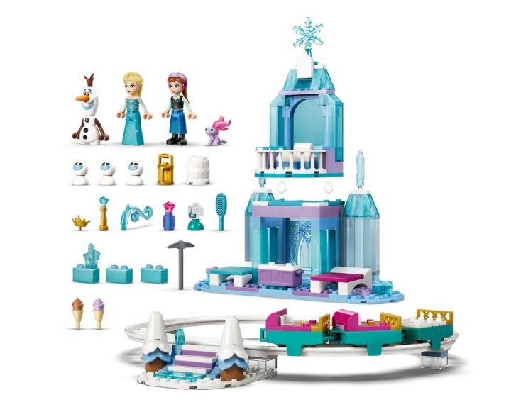 43281 Lego Disney - Elsin ľadový palác a jazda na snehu