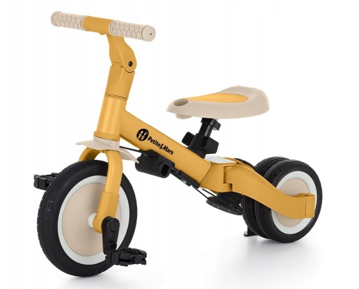 Trojkolka 5v1 Turbo – Žltá
