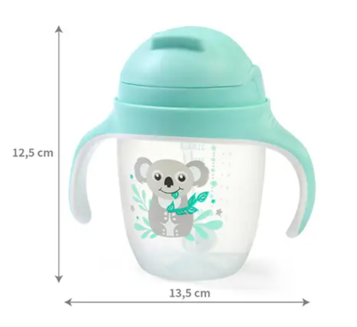 Hrnček so slamkou Koala 240 ml