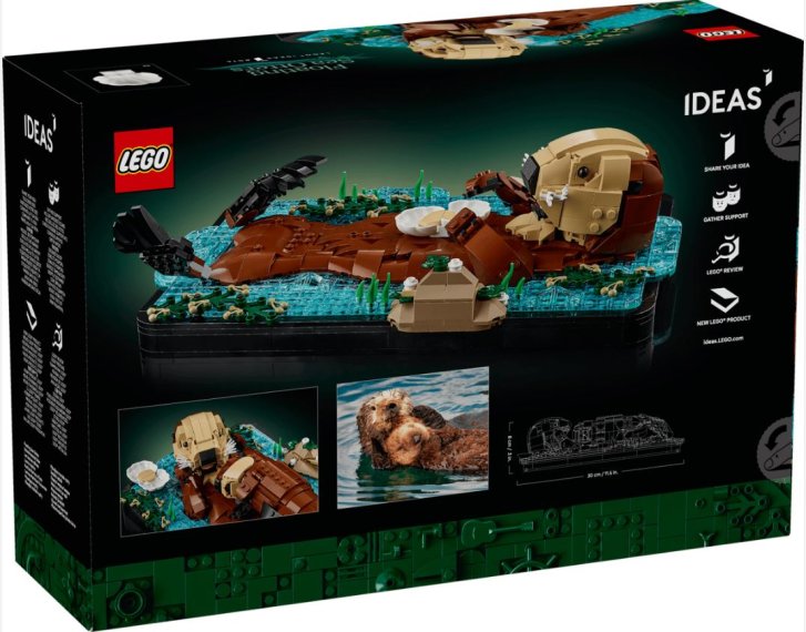 21366 Lego Ideas – Plávajúce morské vydry