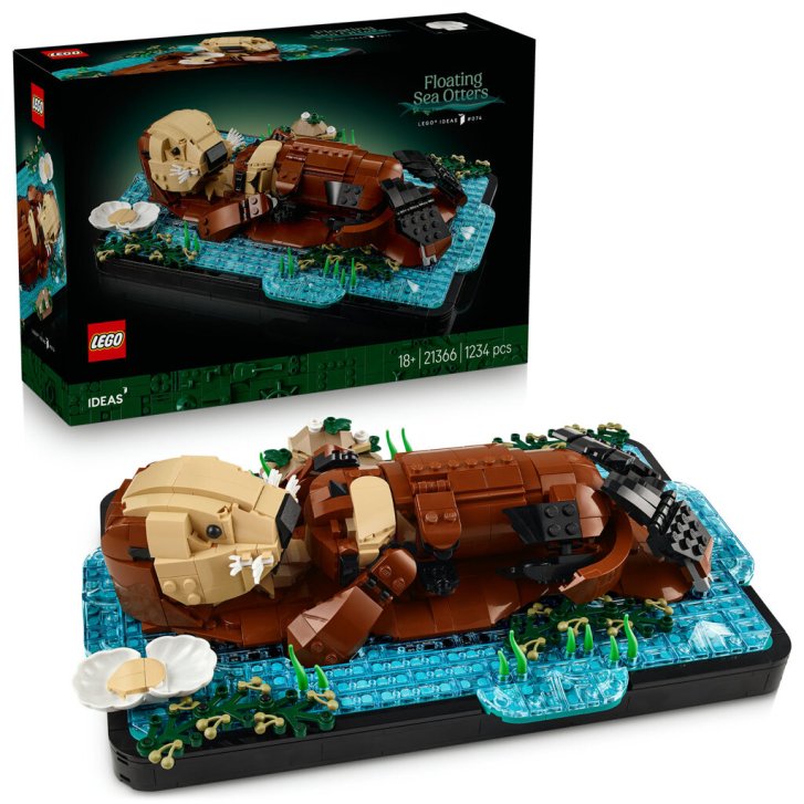 21366 Lego Ideas – Plávajúce morské vydry