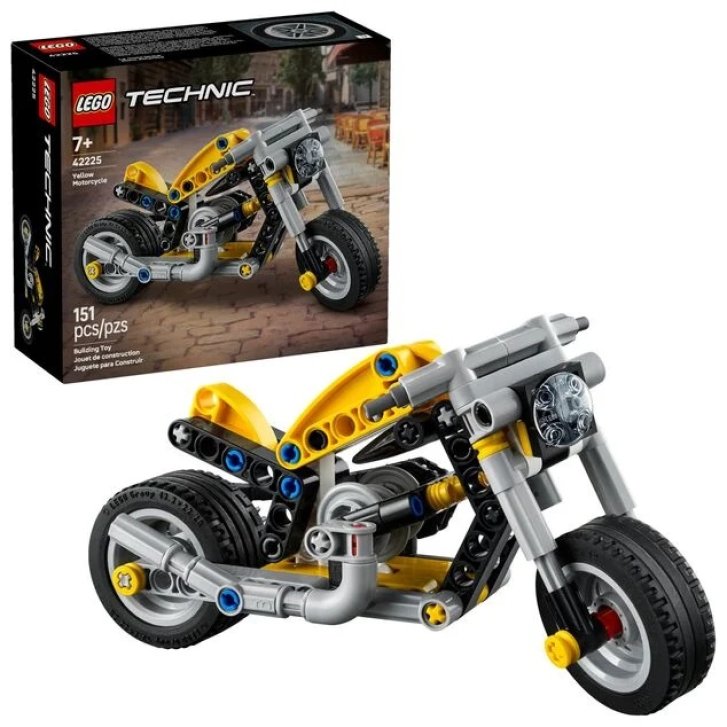 42225 Lego Technic – Žltá motorka