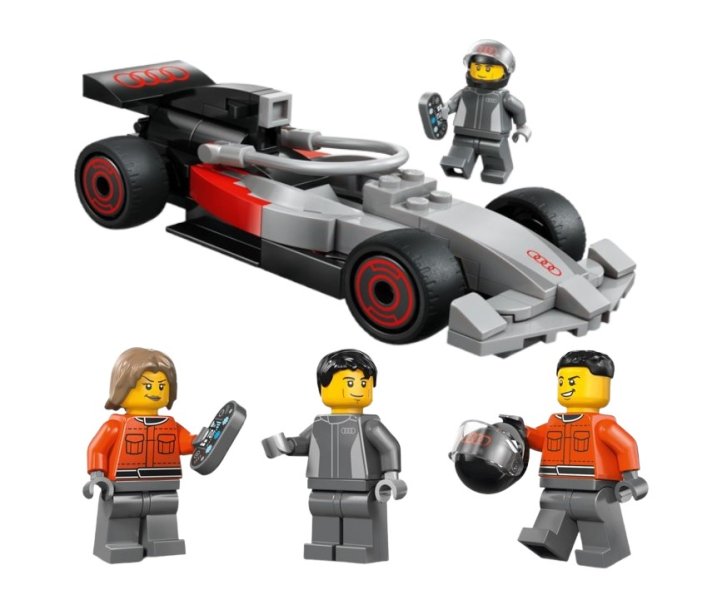 60493 Lego City - Výstavný nákladiak F1® s pretekárskym autom Audi F1®