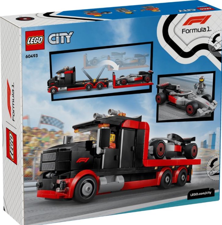 60493 Lego City - Výstavný nákladiak F1® s pretekárskym autom Audi F1®