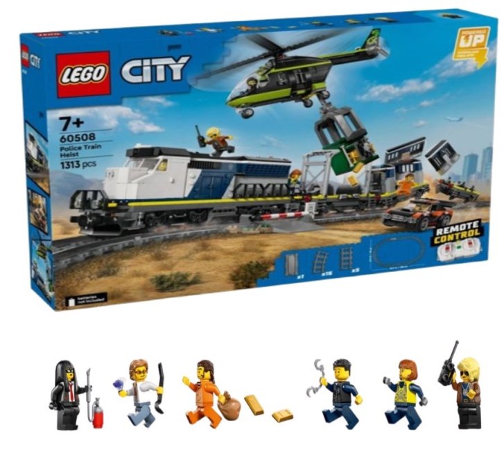 60508 Lego City – Lúpež v policajnom vlaku
