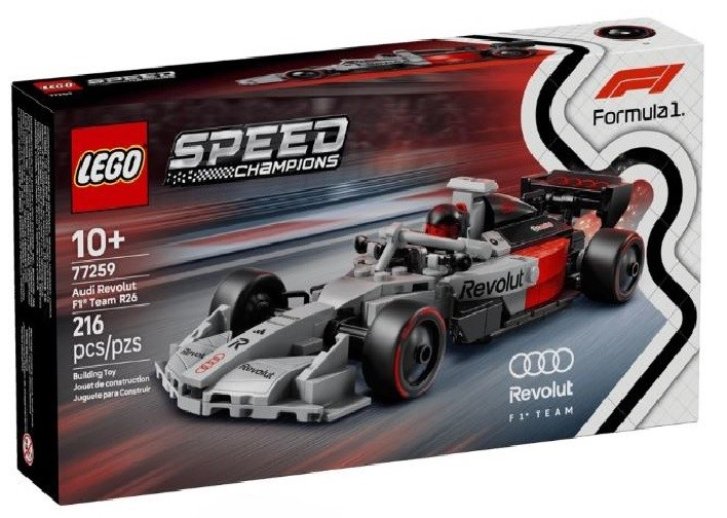 77259 Lego Speed Champions – Pretekárke auto Audi Revolut F1® Team R26