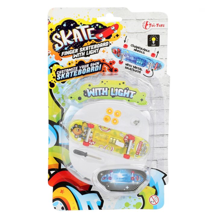 Fingerboard s osvetlením