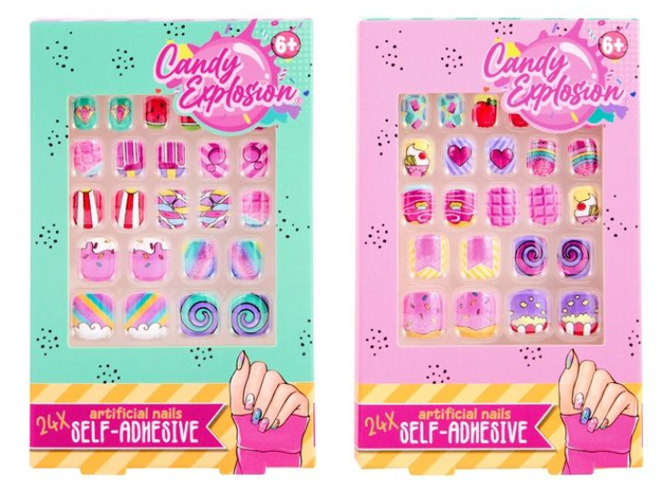 Create It! - Nalepovacie nechty Candy Explosion
