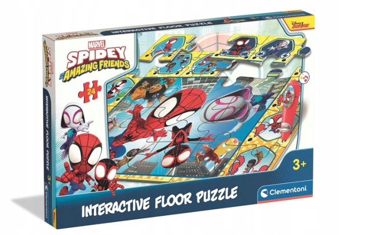 Spidey - Interaktívne podlahové puzzle s interaktívnym perom