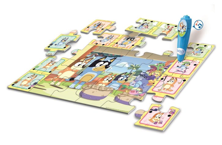 Bluey - Interaktívne podlahové puzzle