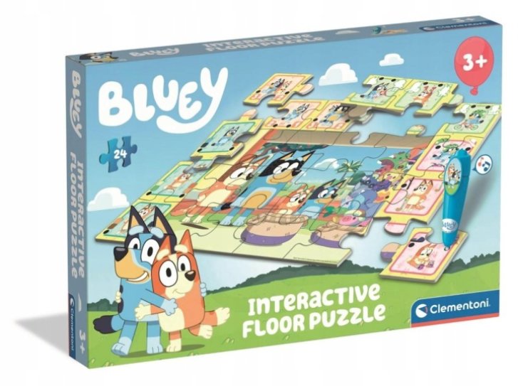 Bluey - Interaktívne podlahové puzzle