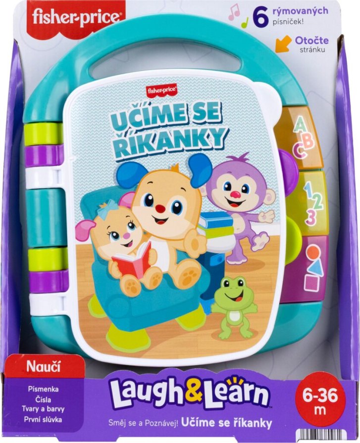 Fisher Price – Kniha riekaniek