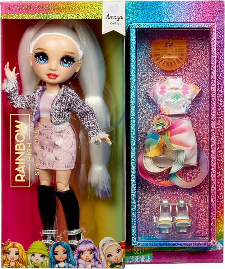 Rainbow High Style Icons – Bábika Amaya Raine