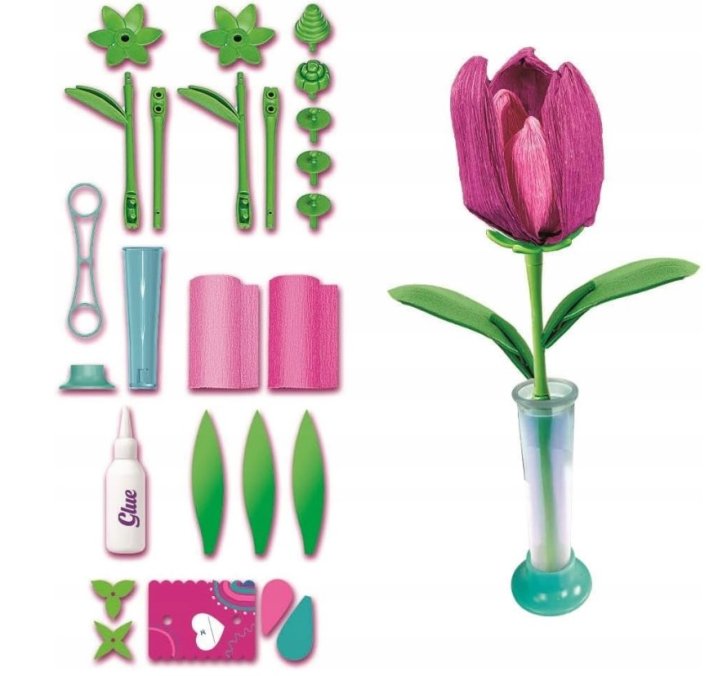 Výroba kvetov – Tulipán