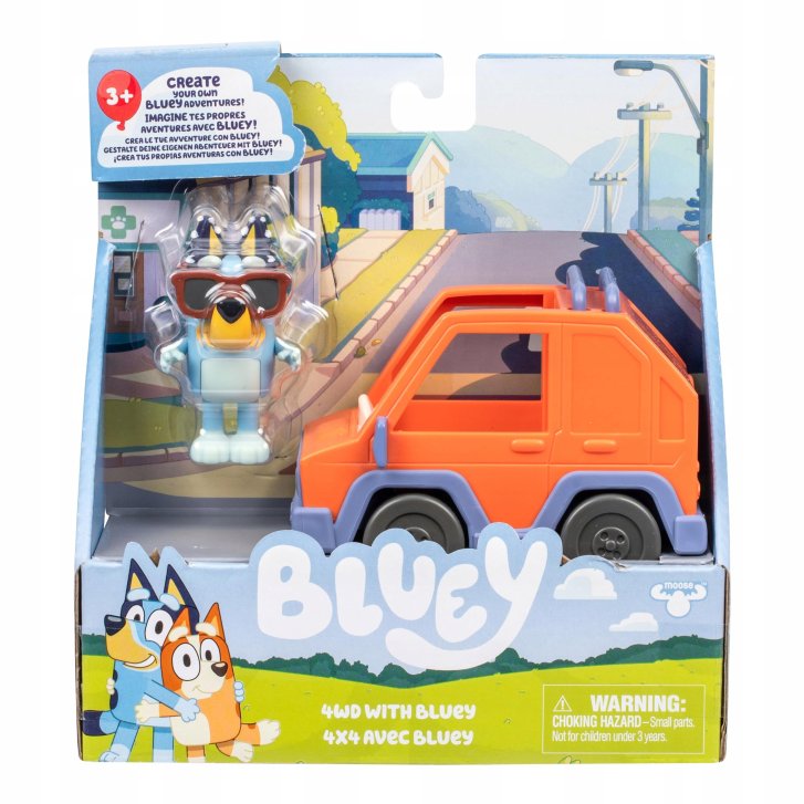 Bluey - Vozidlo s figúrkou