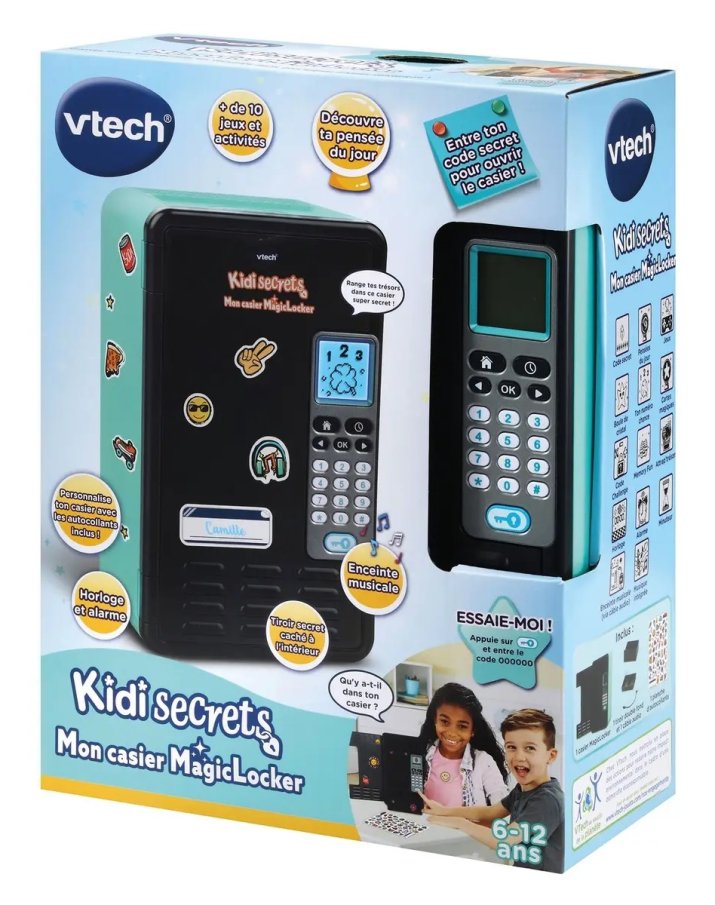 VTech - Super tajný maxi trezor- čierny