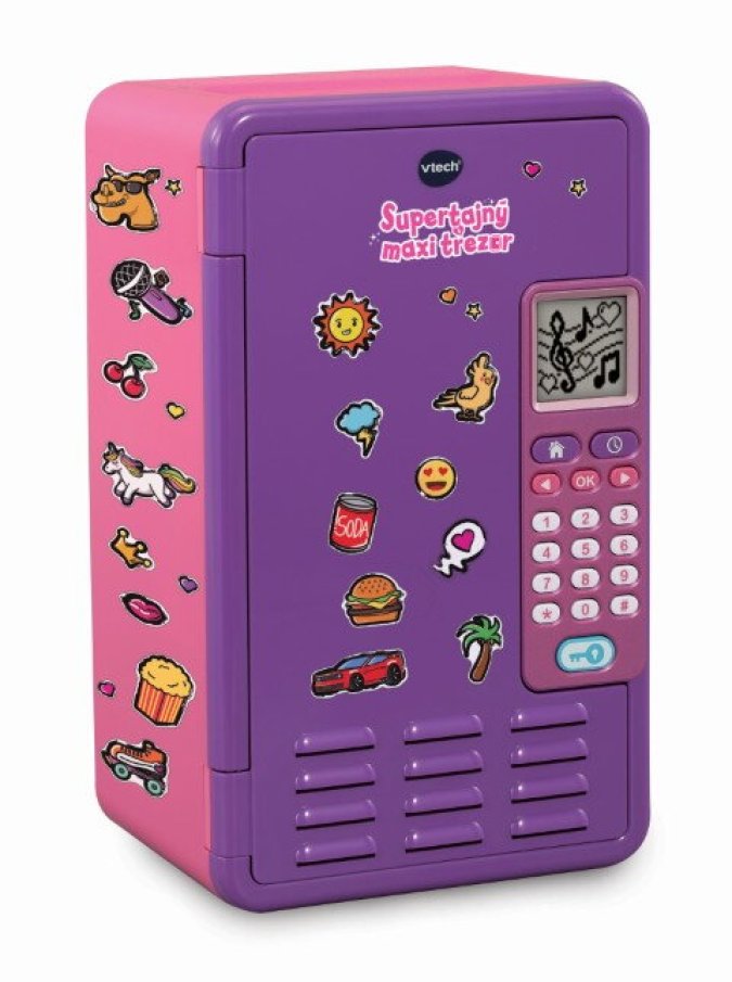 VTech - Super tajný maxi trezor- ružový