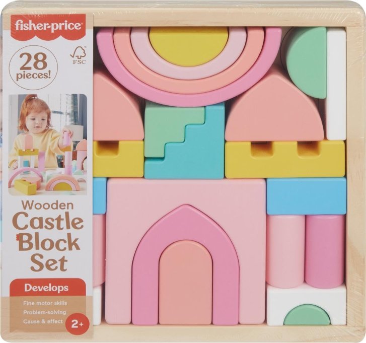 Fisher-Price - Drevené kocky