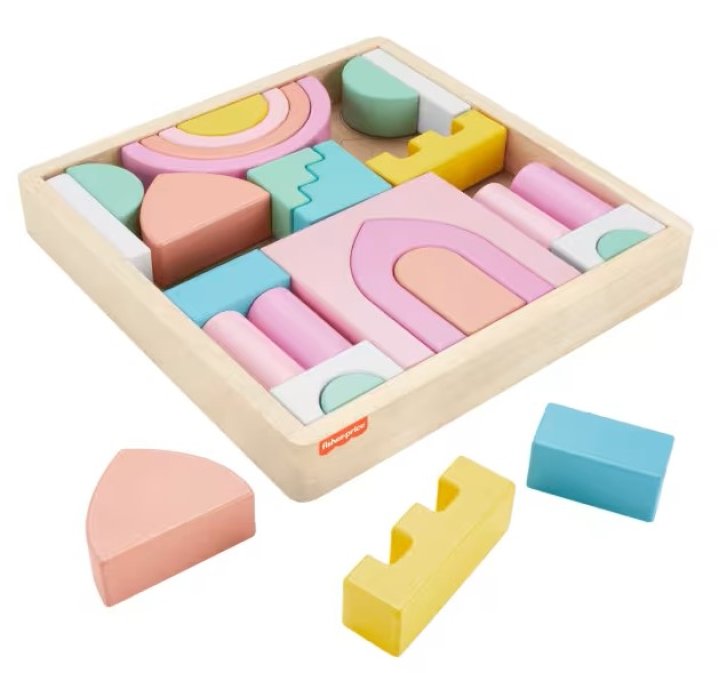 Fisher-Price - Drevené kocky