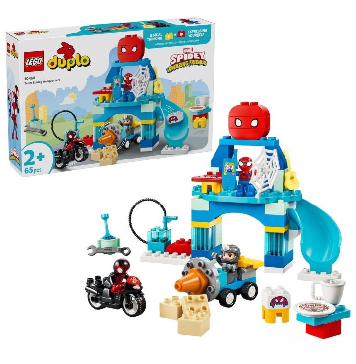 10464 Lego Duplo - Tím Spidey: Pavučinová základňa