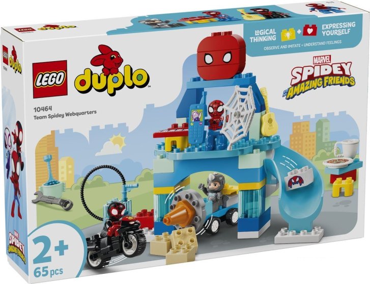 10464 Lego Duplo - Tím Spidey: Pavučinová základňa