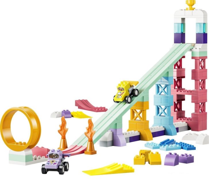 10478 Lego Duplo - Kreatívne rampy s vozidlami 3 v 1